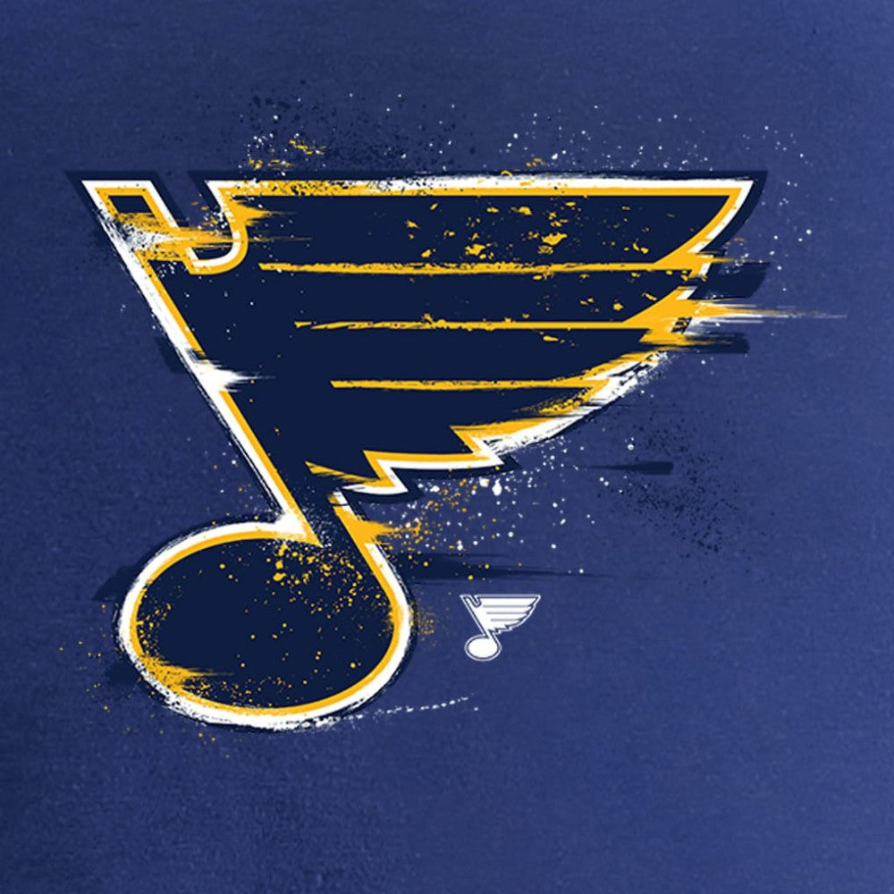 St. Louis Blues Women's Splatter Logo V-Neck T-Shirt Discount