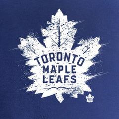 Toronto Maple Leafs Women's Splatter Logo V-Neck T-Shirt Discount