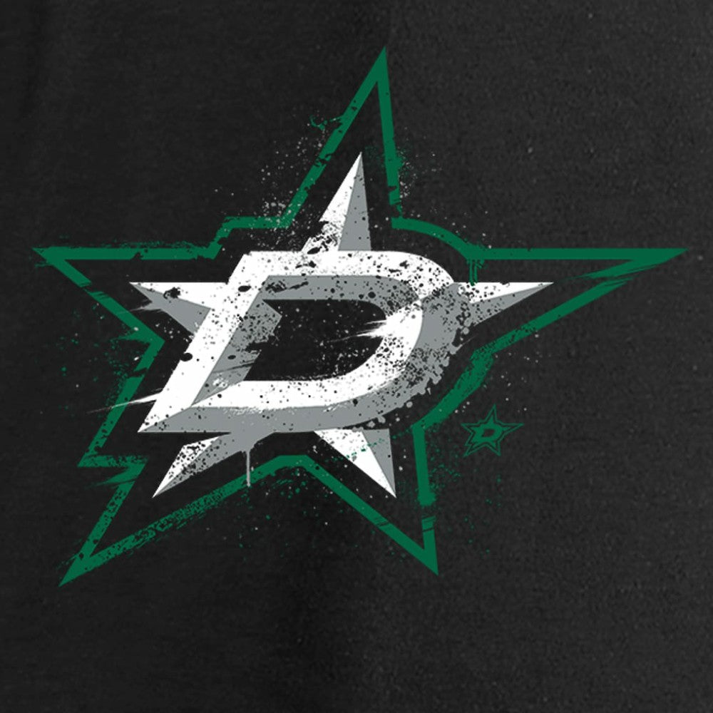 Dallas Stars Women's Splatter Logo V-Neck Long Sleeve T-Shirt Sale