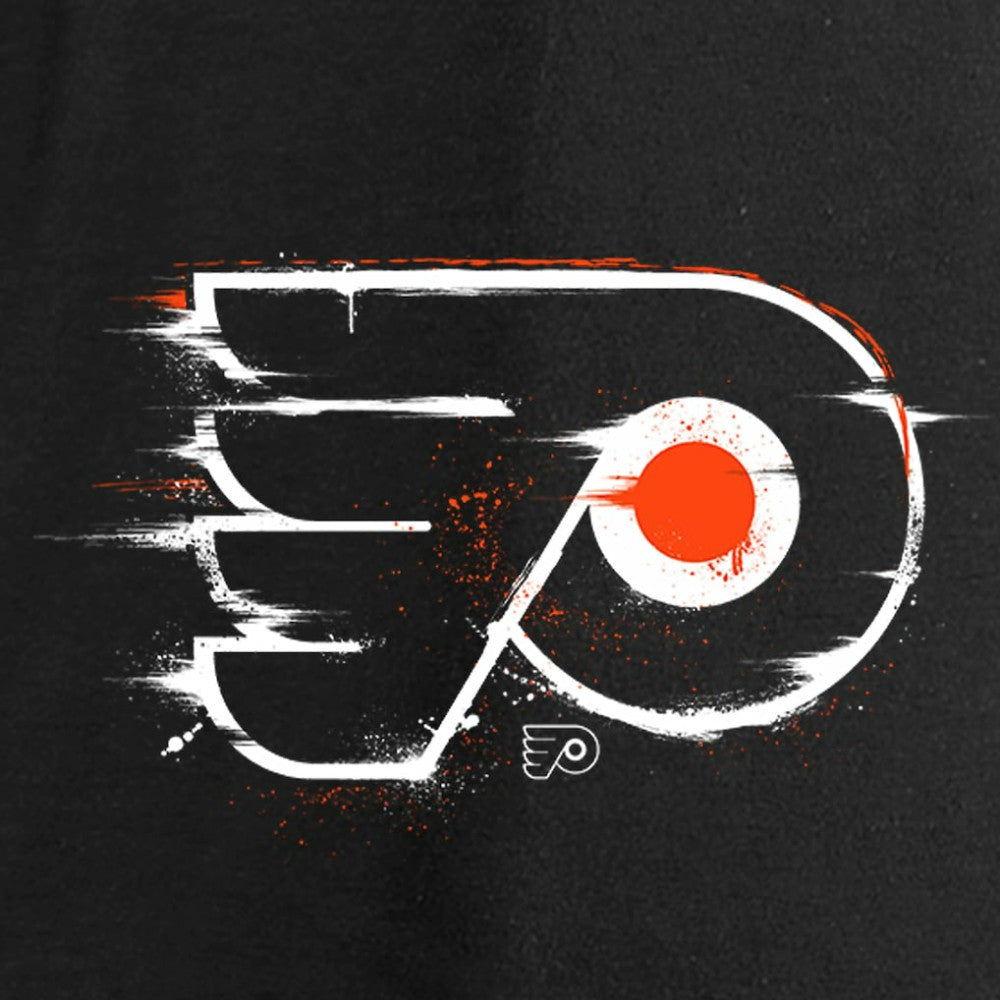 Philadelphia Flyers Women's Splatter Logo V-Neck Long Sleeve T-Shirt For Sale