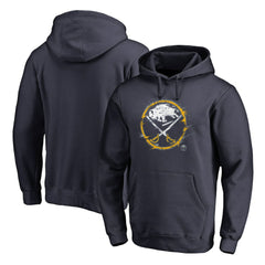Buffalo Sabres Splatter Logo Pullover Hoodie Sale