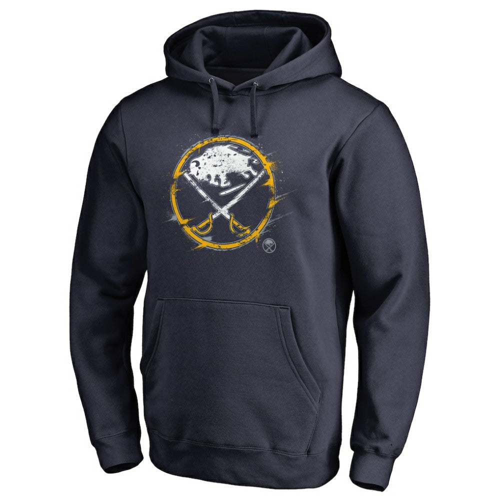 Buffalo Sabres Splatter Logo Pullover Hoodie Sale