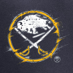 Buffalo Sabres Splatter Logo Pullover Hoodie Sale