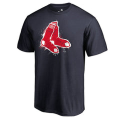 Boston Red Sox Splatter Logo T-Shirt | MLB Sale
