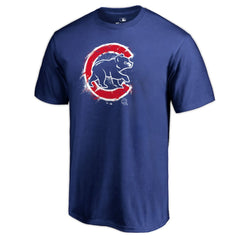 Chicago Cubs Splatter Logo T-Shirt | MLB On Sale