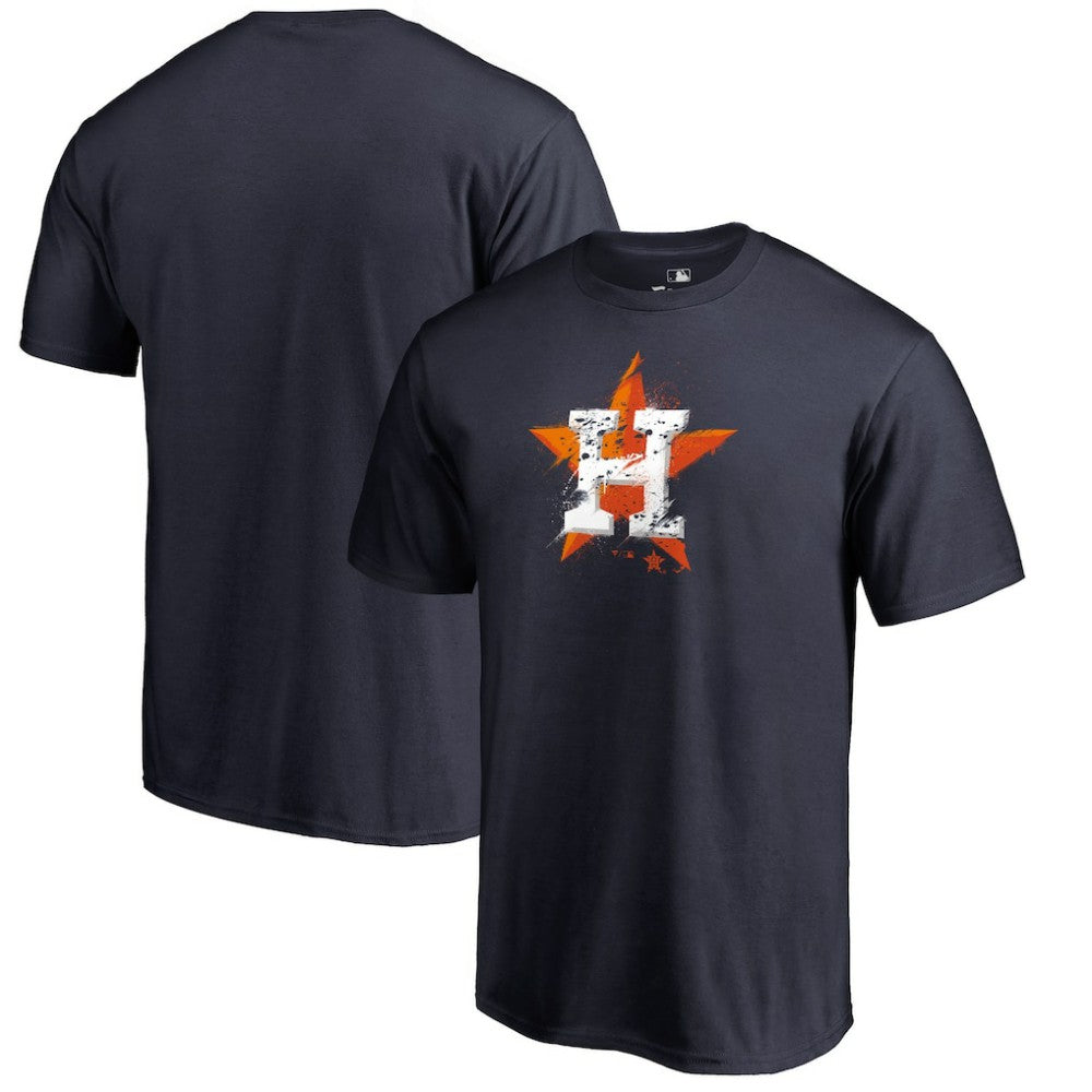 Houston Astros Splatter Logo T-Shirt | MLB Sale