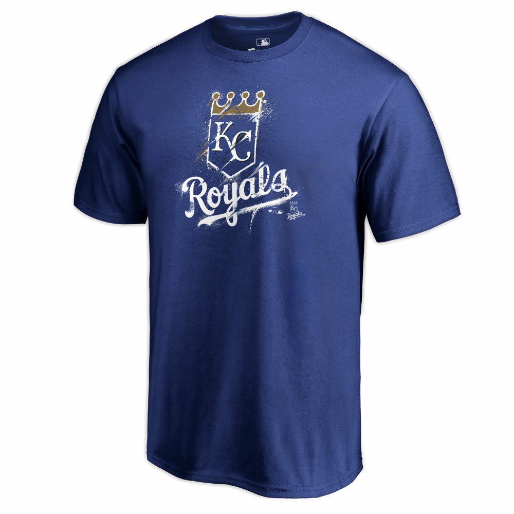 Kansas City Royals Splatter Logo T-Shirt | MLB On Sale