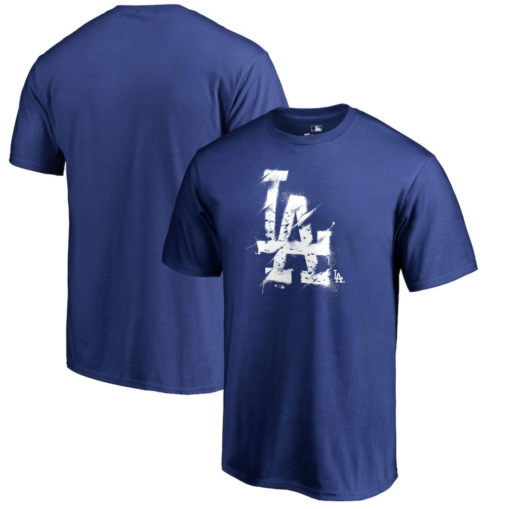 Los Angeles Dodgers Splatter Logo T-Shirt | MLB Shop