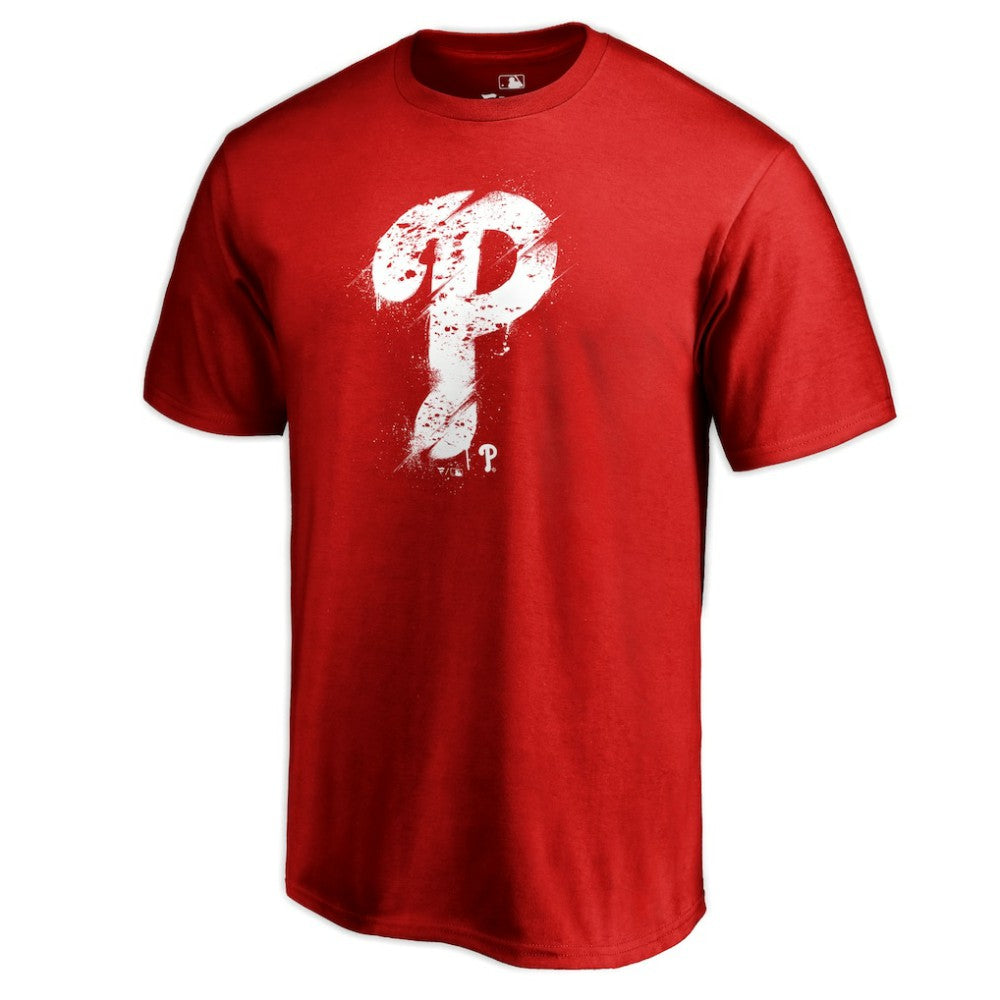 Philadelphia Phillies Splatter Logo T-Shirt | MLB For sale