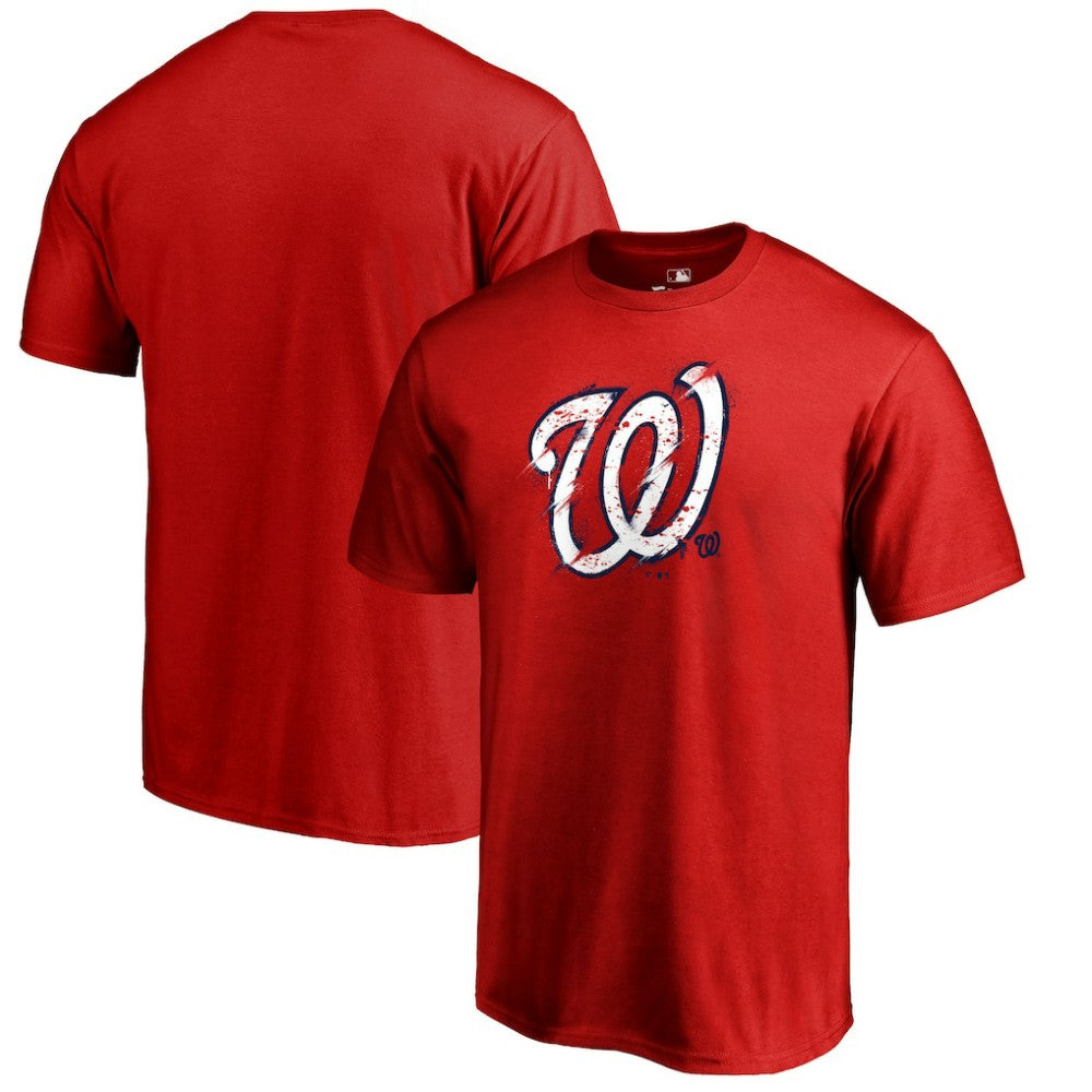 Washington Nationals Splatter Logo T-Shirt | MLB For sale