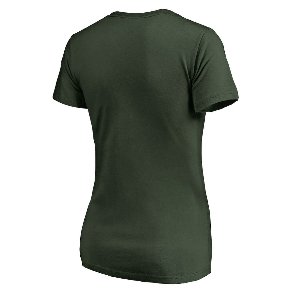 Athletics Women's Splatter Logo V-Neck T-Shirt | MLB For sale