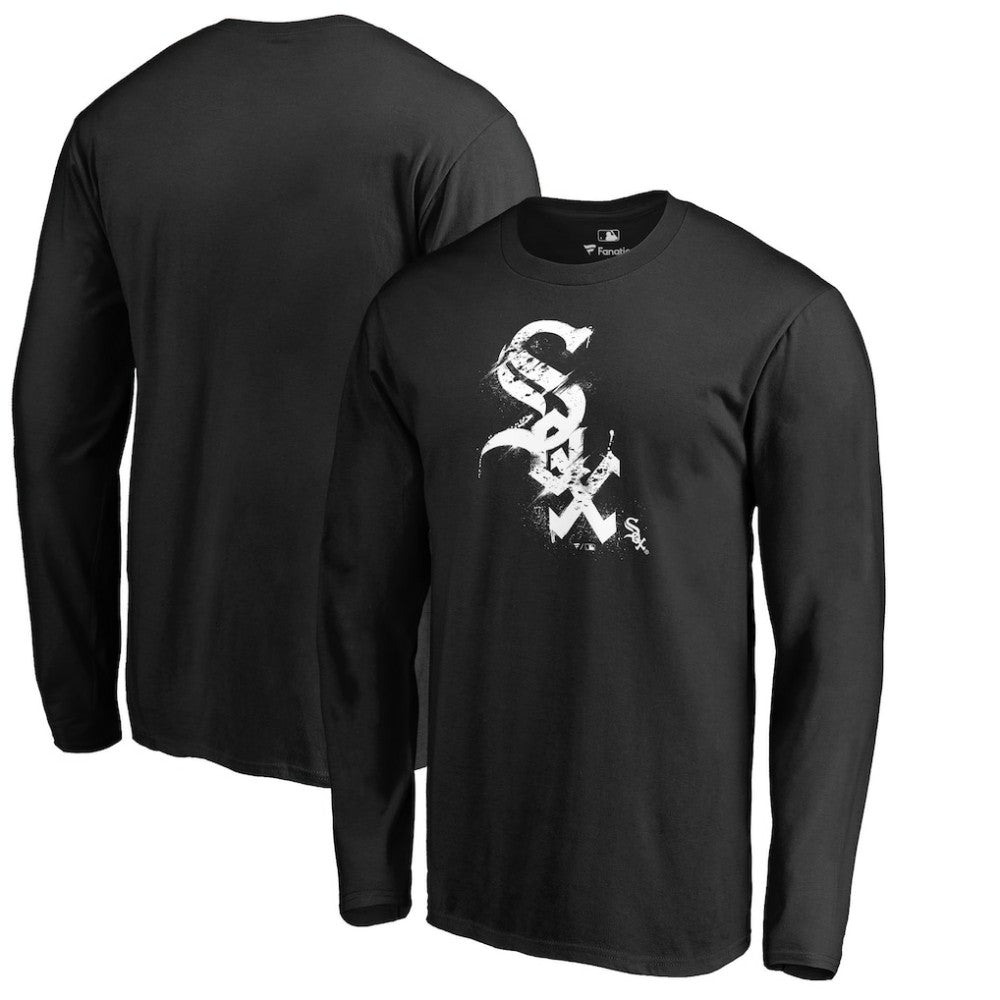 Chicago White Sox Splatter Logo Long Sleeve T-Shirt | MLB For sale