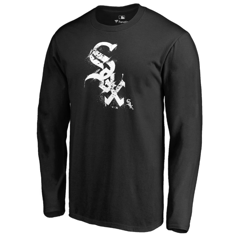 Chicago White Sox Splatter Logo Long Sleeve T-Shirt | MLB For sale