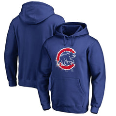 Chicago Cubs Splatter Logo Pullover Hoodie | MLB New