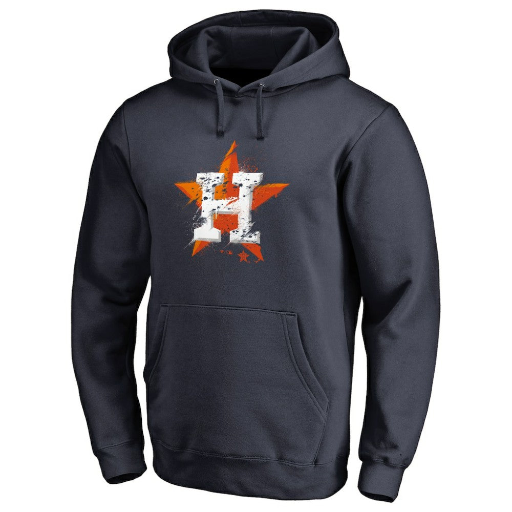 Houston Astros Splatter Logo Pullover Hoodie | MLB Online