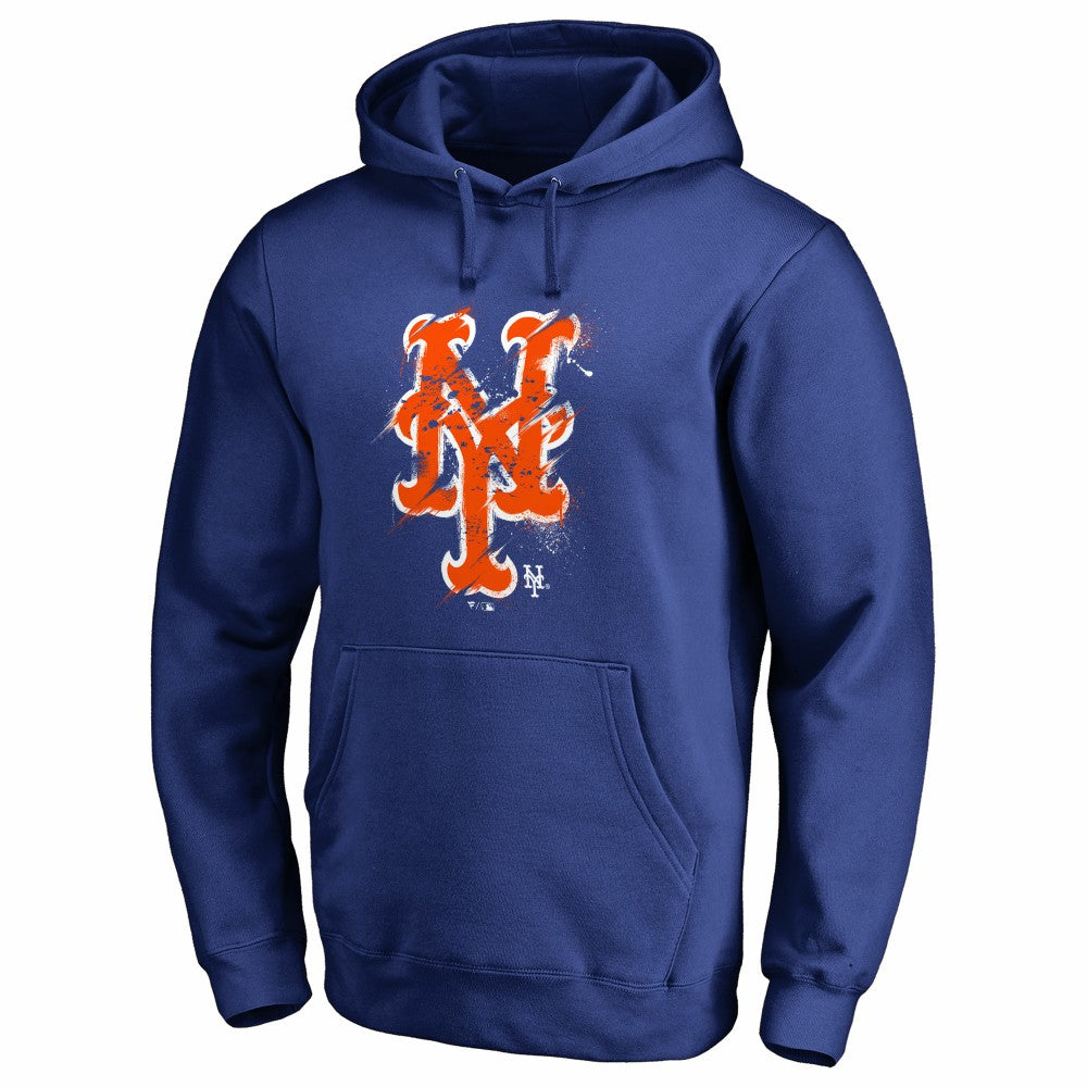 New York Mets Splatter Logo Pullover Hoodie | MLB Sale