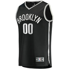 Brooklyn Nets Fast Break Custom Replica Jersey Black Discount