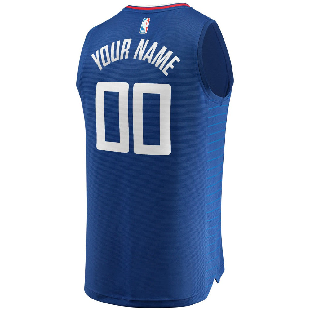 LA Clippers Fast Break Custom Replica Jersey Royal Online