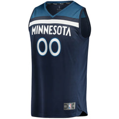 Minnesota Timberwolves Fast Break Custom Replica Jersey Navy Online