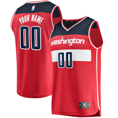 Washington Wizards Fast Break Custom Replica Jersey Red Online