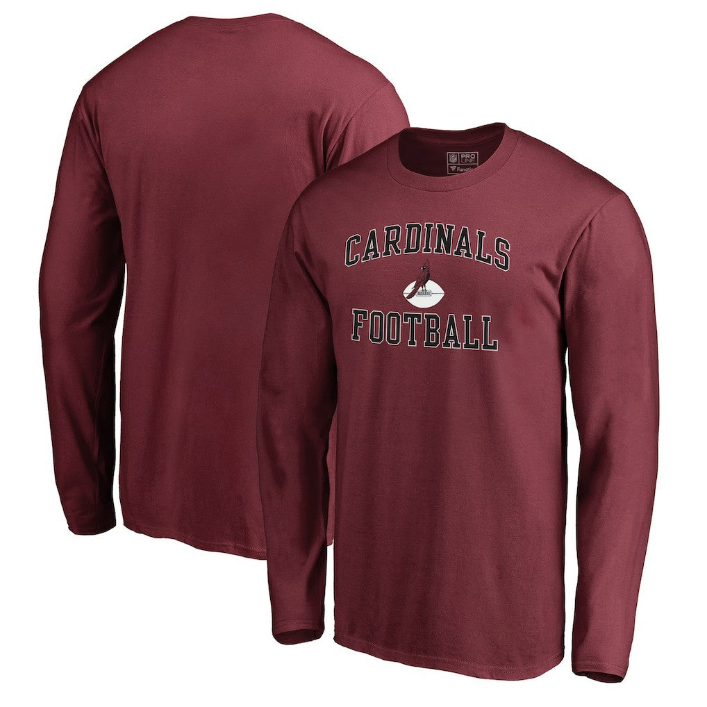 Arizona Cardinals  Vintage Collection Victory Arch Long Sleeve T-Shirt