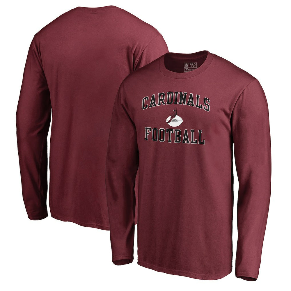 Arizona Cardinals  Vintage Collection Victory Arch Long Sleeve T-Shirt