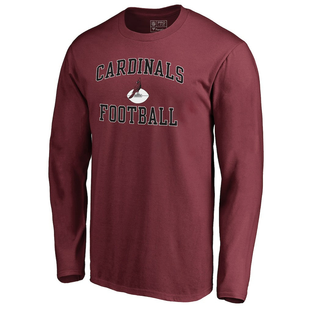 Arizona Cardinals  Vintage Collection Victory Arch Long Sleeve T-Shirt