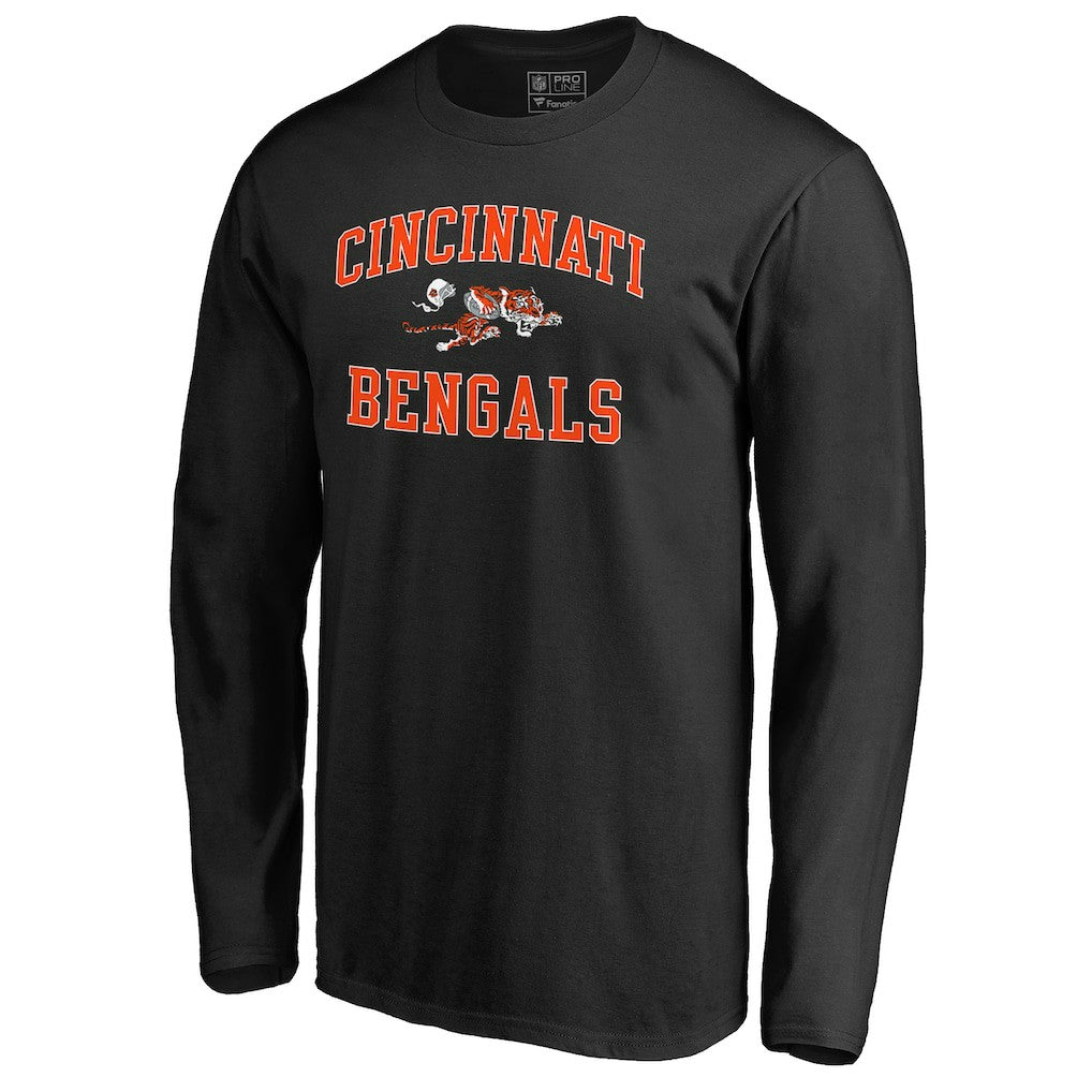 Cincinnati Bengals  Vintage Collection Victory Arch Long Sleeve T-Shirt