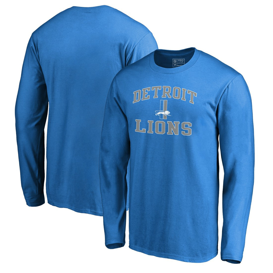 Detroit Lions  Vintage Collection Victory Arch Long Sleeve T-Shirt