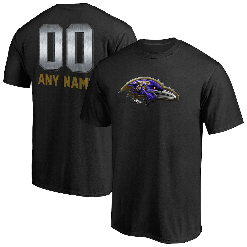 Baltimore Ravens  Personalized Midnight Mascot T-Shirt