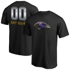 Baltimore Ravens  Personalized Midnight Mascot T-Shirt