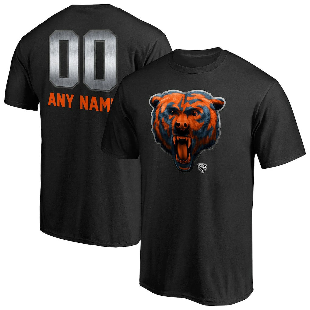 Chicago Bears  Personalized Midnight Mascot T-Shirt