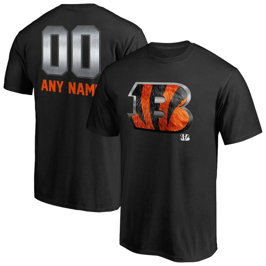 Cincinnati Bengals  Personalized Midnight Mascot T-Shirt