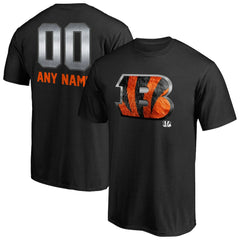 Cincinnati Bengals  Personalized Midnight Mascot T-Shirt
