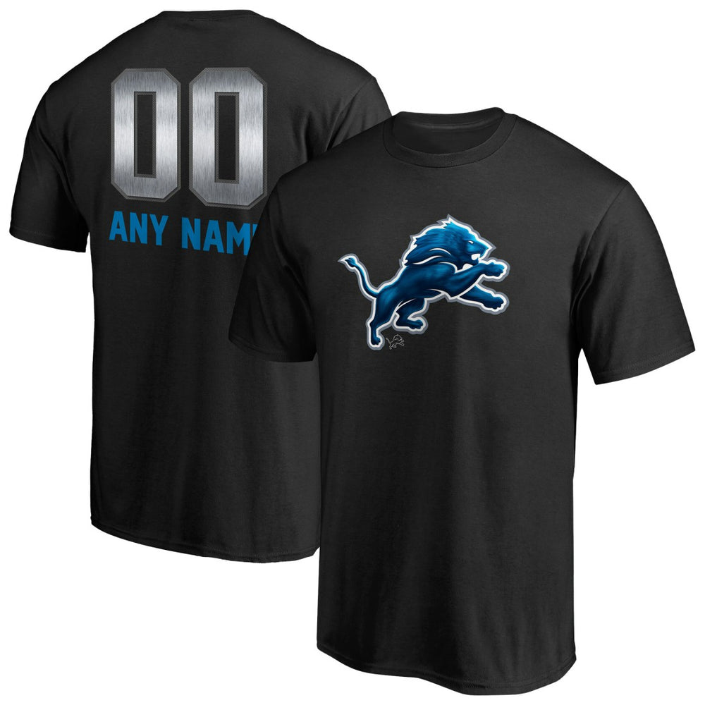 Detroit Lions  Personalized Midnight Mascot T-Shirt