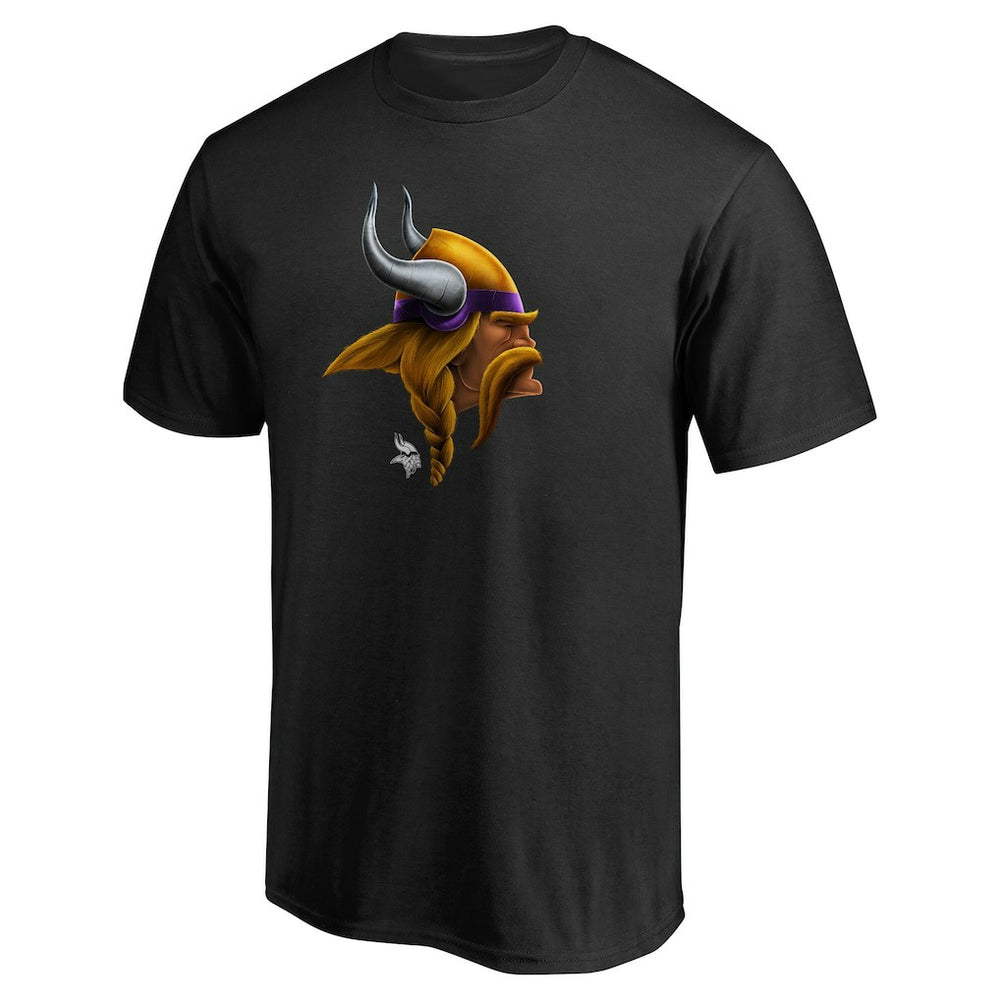 Minnesota Vikings  Personalized Midnight Mascot T-Shirt