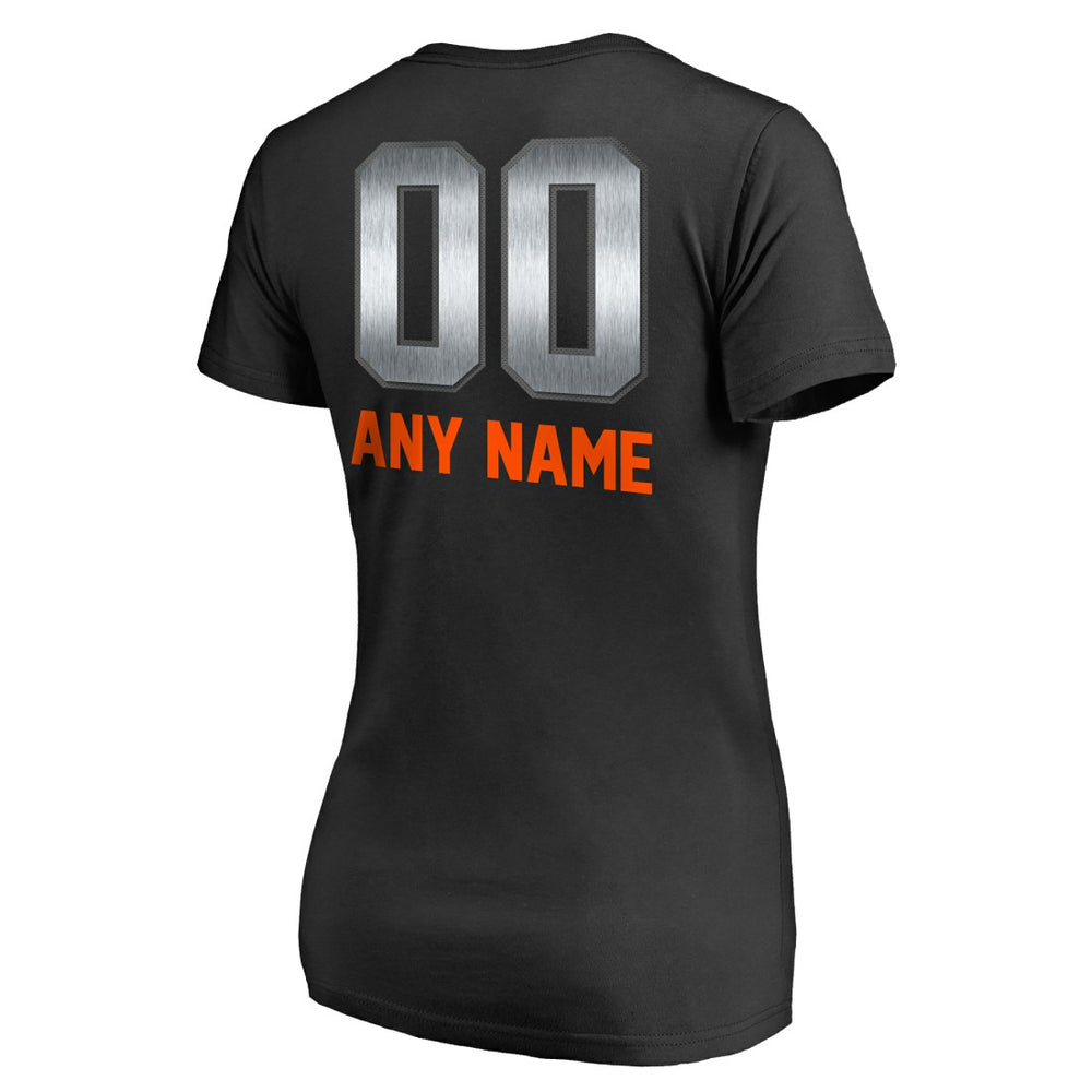 Denver Broncos  Women's Personalized Midnight Mascot T-Shirt