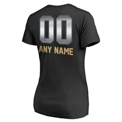 San Francisco 49ers  Women's Personalized Midnight Mascot T-Shirt