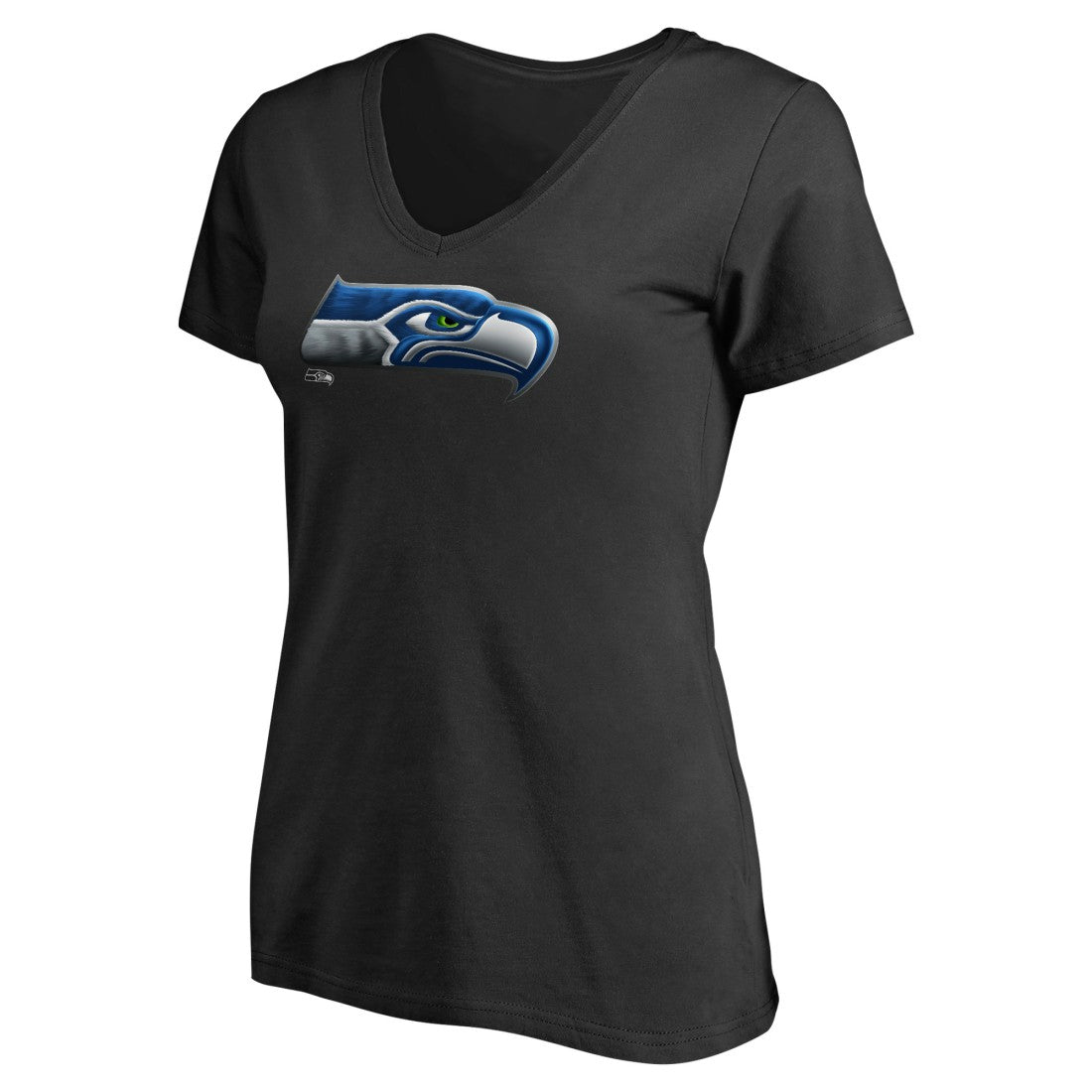 Seattle Seahawks  Women's Personalized Midnight Mascot T-Shirt