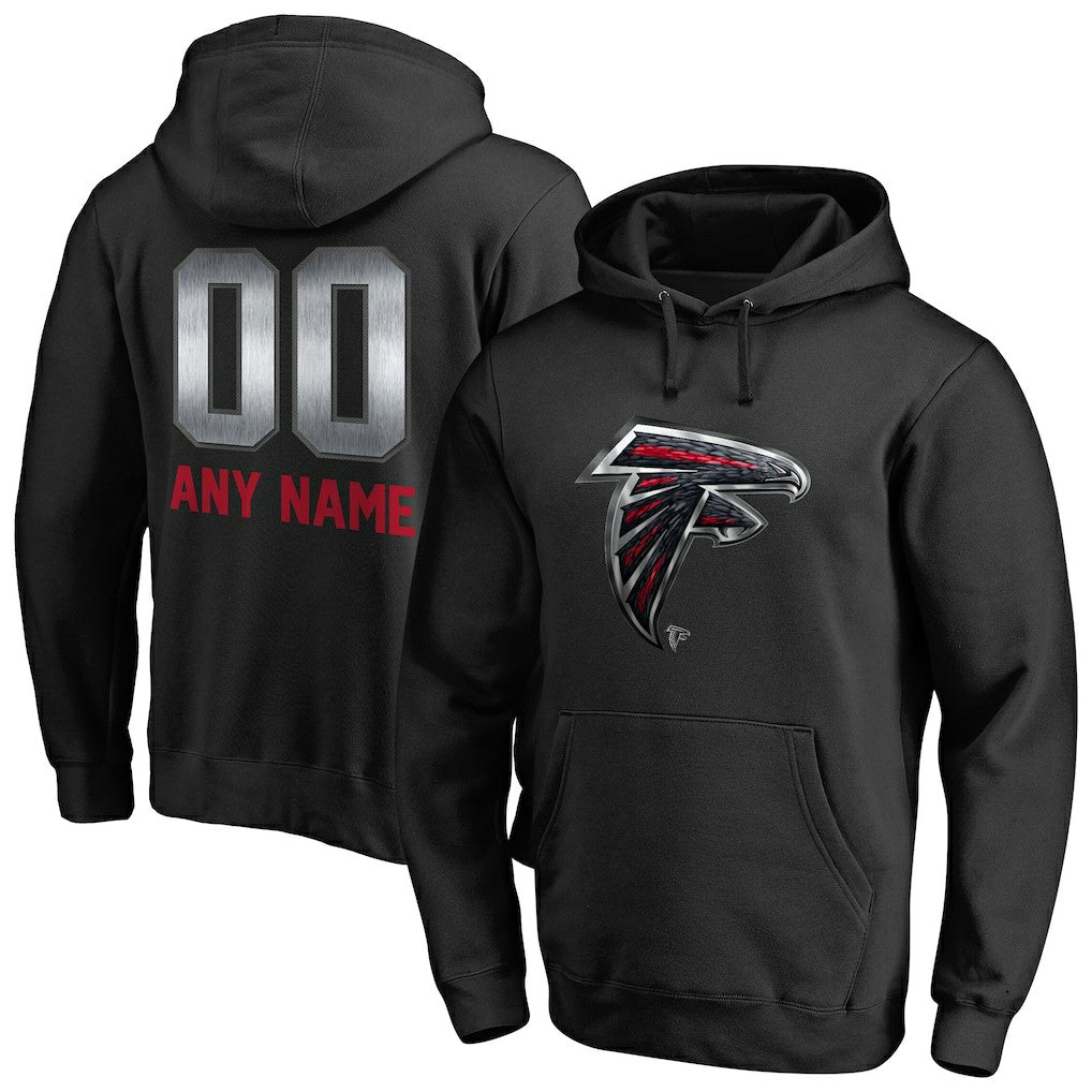 Atlanta Falcons  Personalized Midnight Mascot Pullover Hoodie