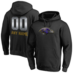 Baltimore Ravens  Personalized Midnight Mascot Pullover Hoodie