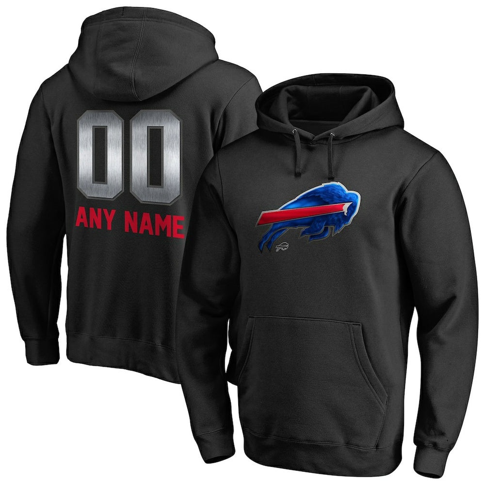 Buffalo Bills  Personalized Midnight Mascot Pullover Hoodie