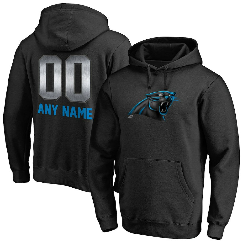 Carolina Panthers  Personalized Midnight Mascot Pullover Hoodie