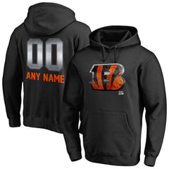 Cincinnati Bengals  Personalized Midnight Mascot Pullover Hoodie