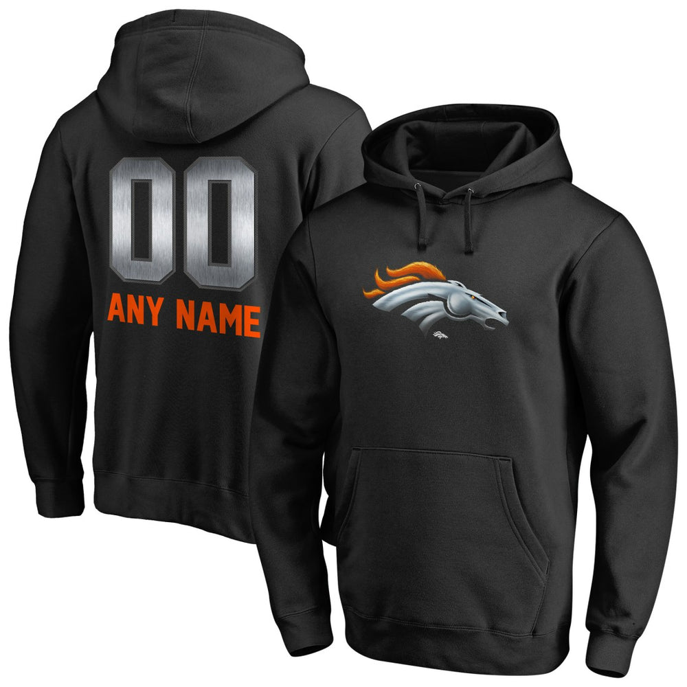 Denver Broncos  Personalized Midnight Mascot Pullover Hoodie