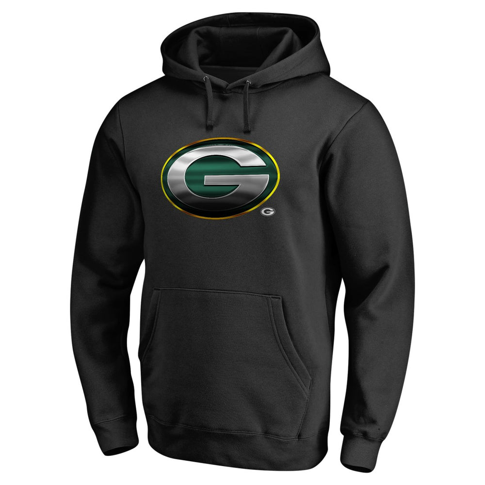 Green Bay Packers  Personalized Midnight Mascot Pullover Hoodie