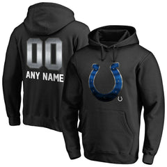 Indianapolis Colts  Personalized Midnight Mascot Pullover Hoodie