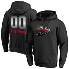Kansas City Chiefs  Personalized Midnight Mascot Pullover Hoodie
