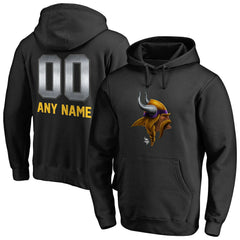 Minnesota Vikings  Personalized Midnight Mascot Pullover Hoodie