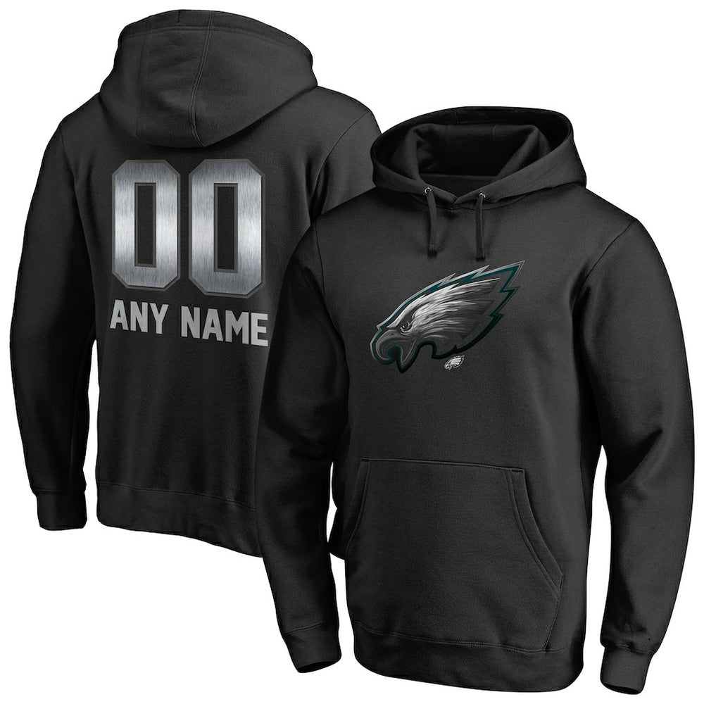 Philadelphia Eagles  Personalized Midnight Mascot Pullover Hoodie